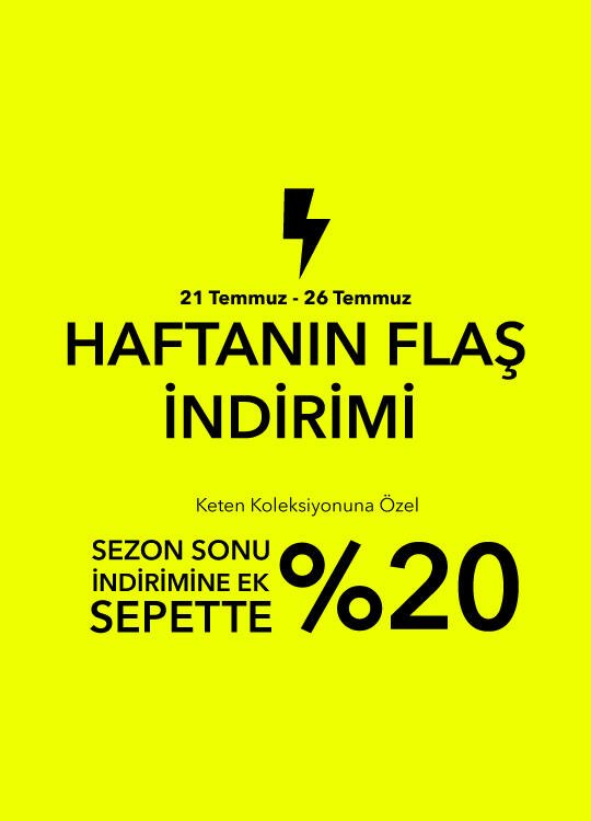HAFTANIN FLAŞ İNDİRİMİ