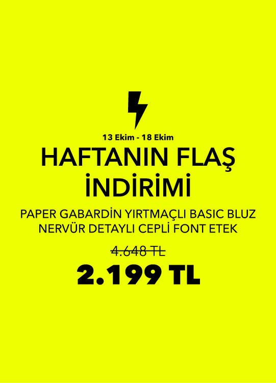 HAFTANIN FLAŞ İNDİRİMİ