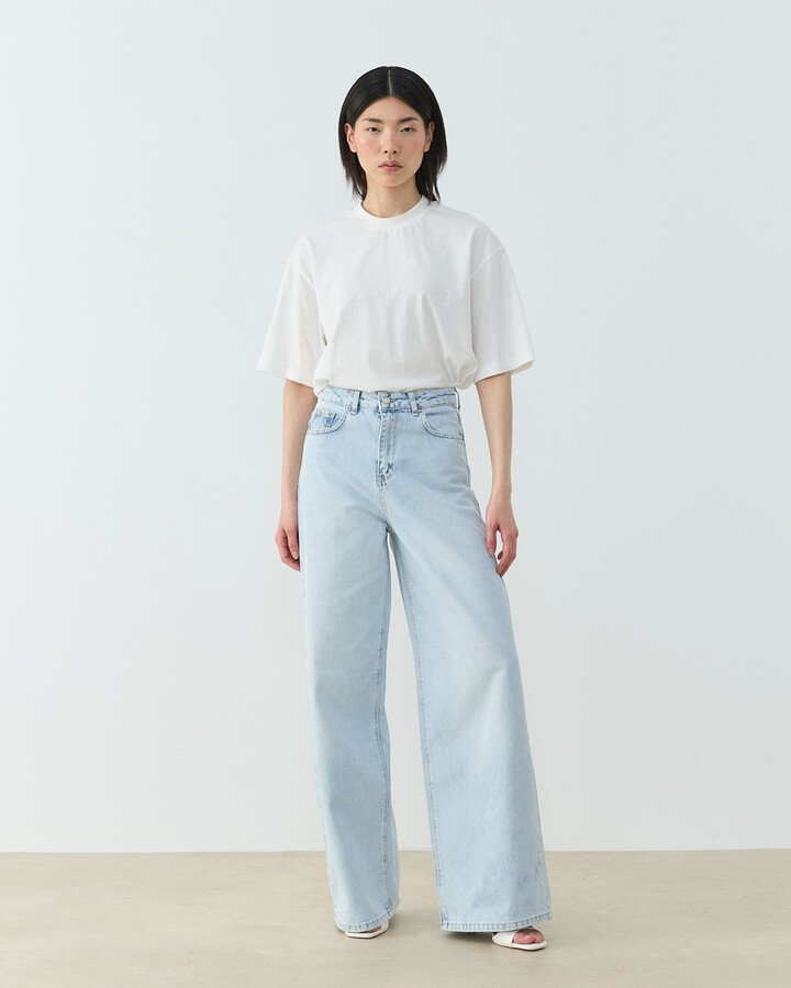 Baggy Fit Jean Açık Mavi