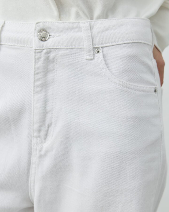 Baggy Fit Jean Beyaz - Aybikestil (1)