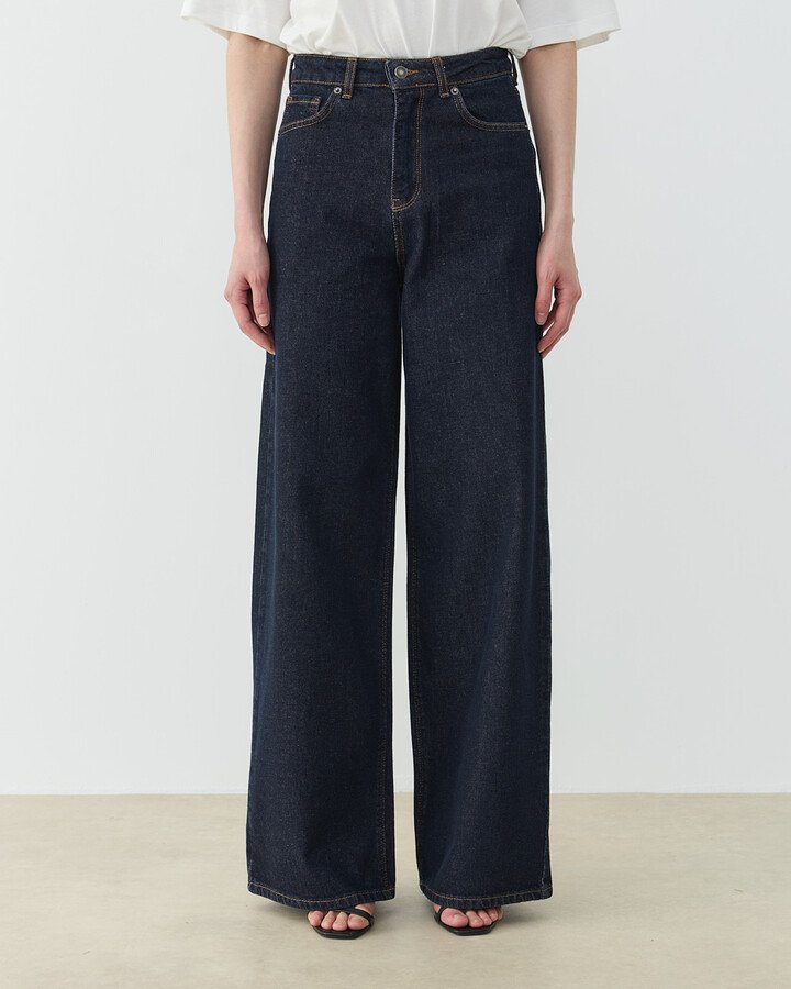 Baggy Fit Jean Koyu Lacivert