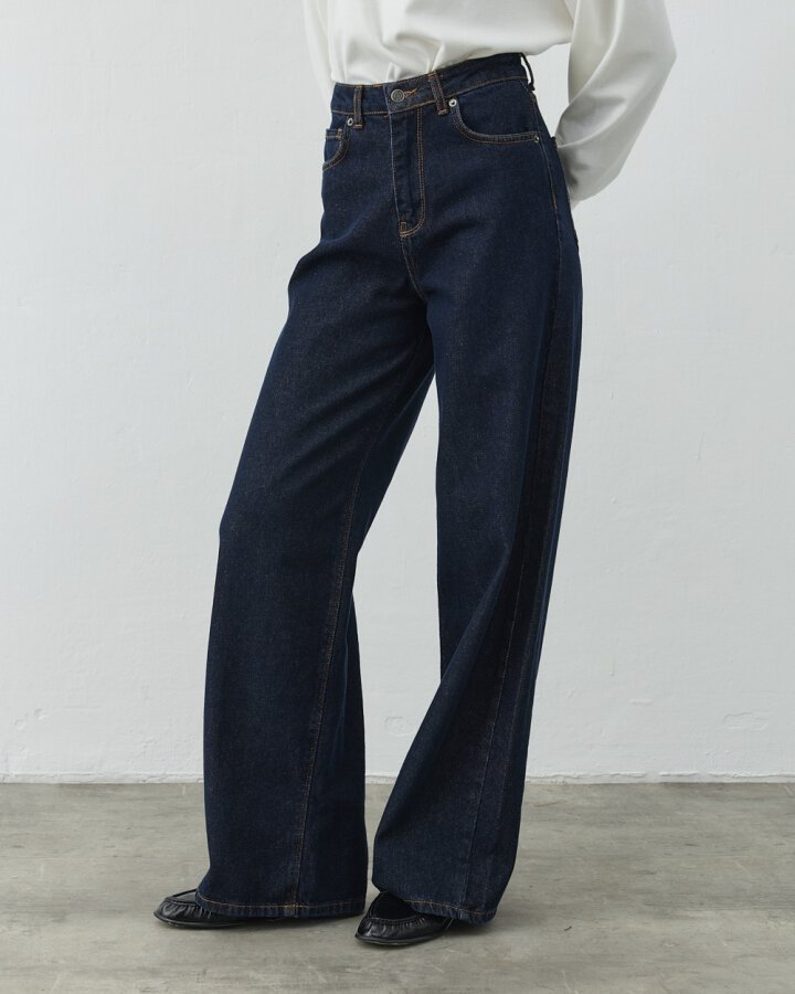 Baggy Fit Jean Koyu Lacivert - Aybikestil (1)