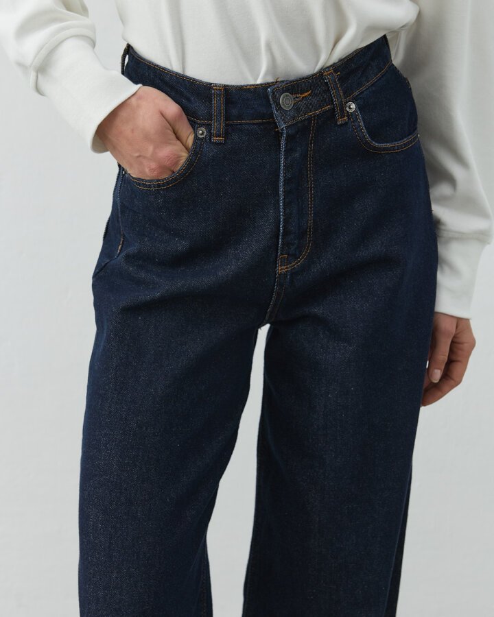 Baggy Fit Jean Lacivert - Aybikestil (1)