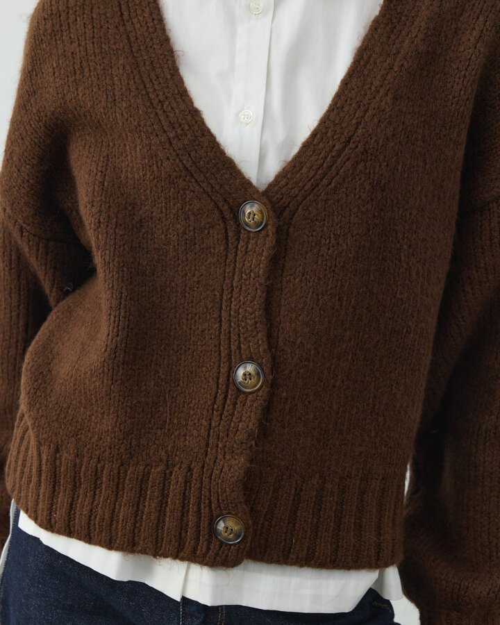 Basic Hırka Kahverengi - Aybikestil (1)