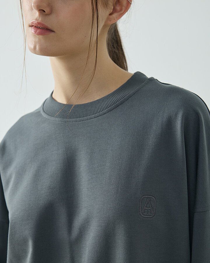 Cotton İki İplik Pure Sweat Nefti - (1)
