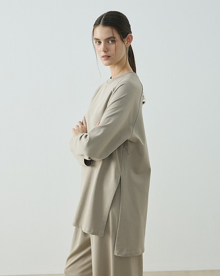Cotton İki İplik Relax Takım Taş - Aybikestil (1)