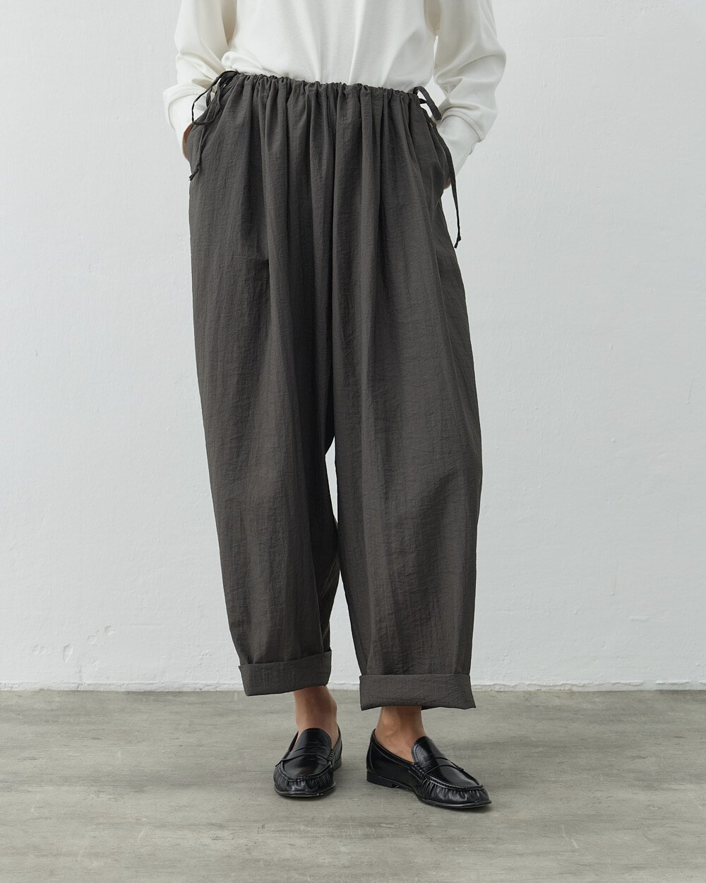 Crash Yandan Ayarlanan Pantolon Antrasit - Aybikestil