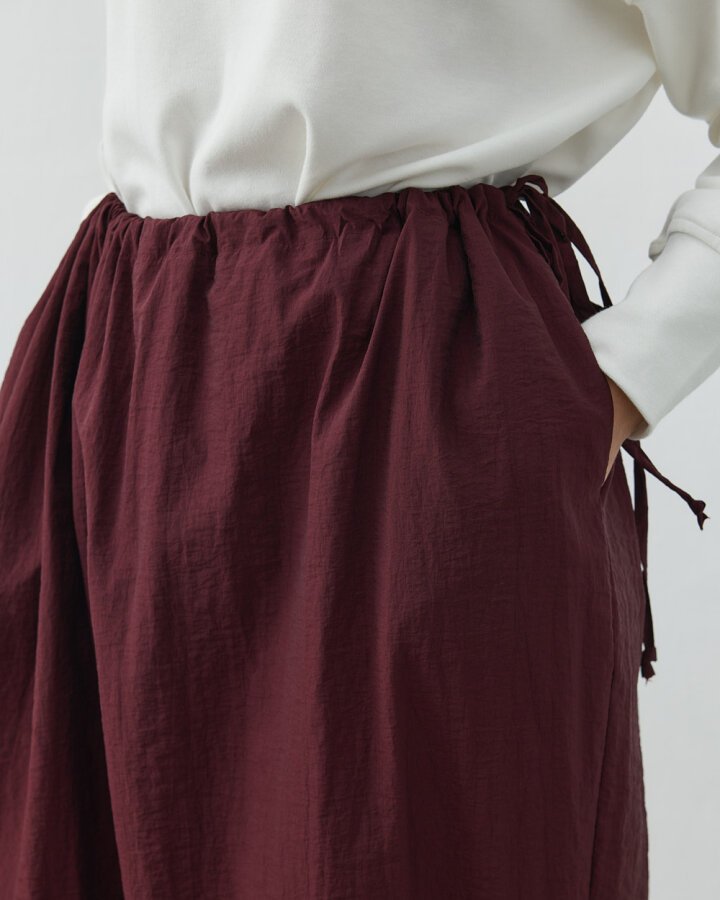 Crash Yandan Ayarlanan Pantolon Bordo - Aybikestil (1)