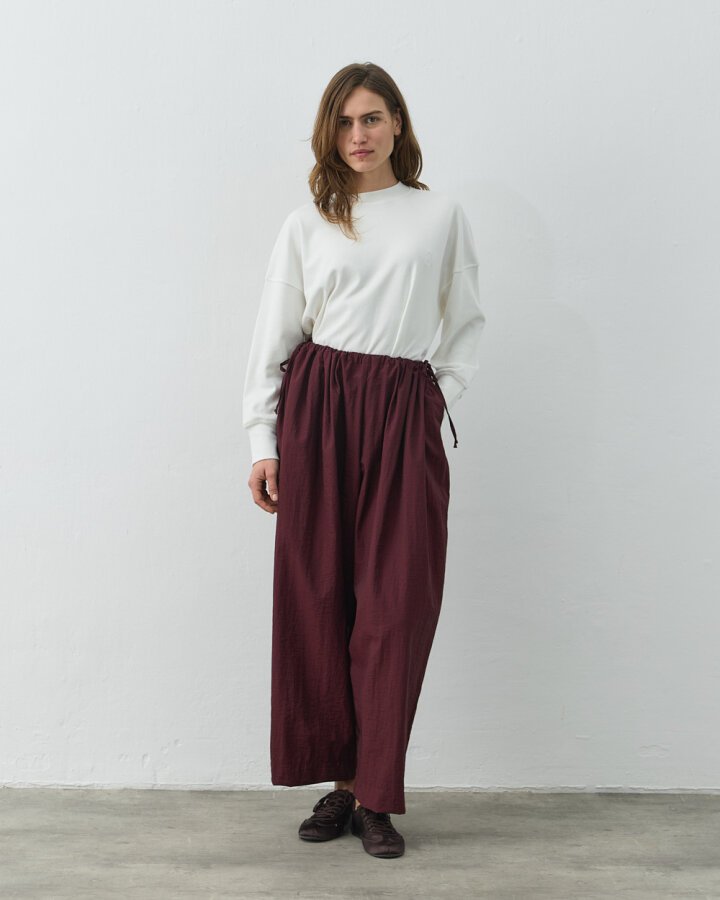 Crash Yandan Ayarlanan Pantolon Bordo - Aybikestil (1)