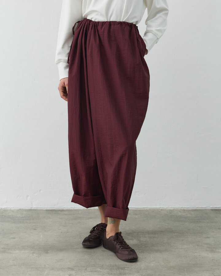 Crash Yandan Ayarlanan Pantolon Bordo - Aybikestil (1)