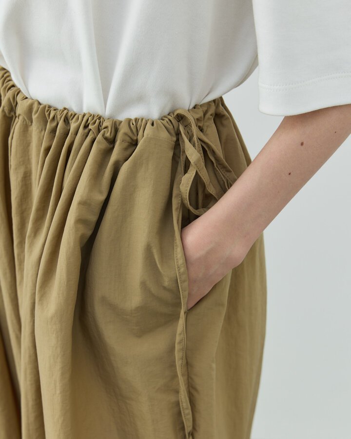 Crash Yandan Ayarlanan Pantolon Camel - (1)