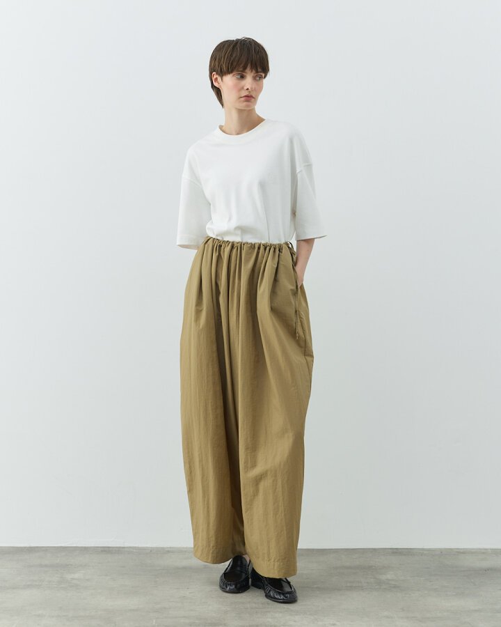 Crash Yandan Ayarlanan Pantolon Camel - (1)