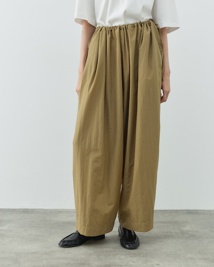 Crash Yandan Ayarlanan Pantolon Camel - (1)