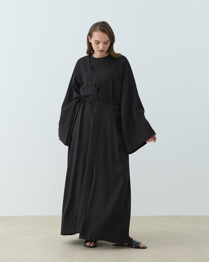 Cupra Diamond Abaya Siyah