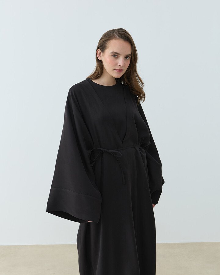 Cupra Diamond Abaya Siyah