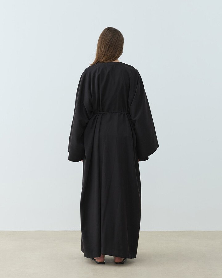 Cupra Diamond Abaya Siyah