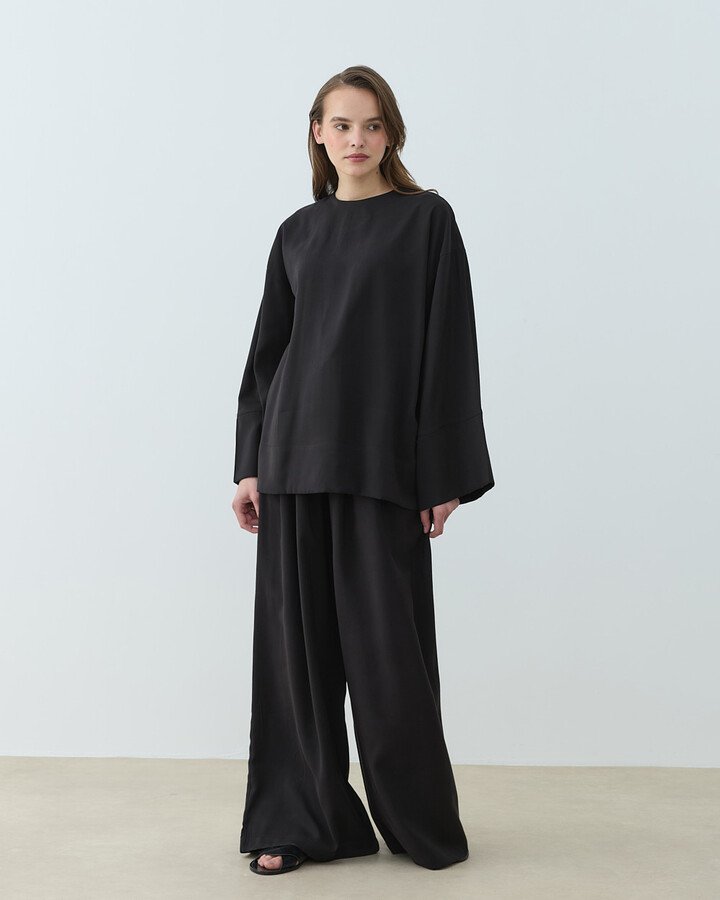 Cupra Kimono Bluz Siyah