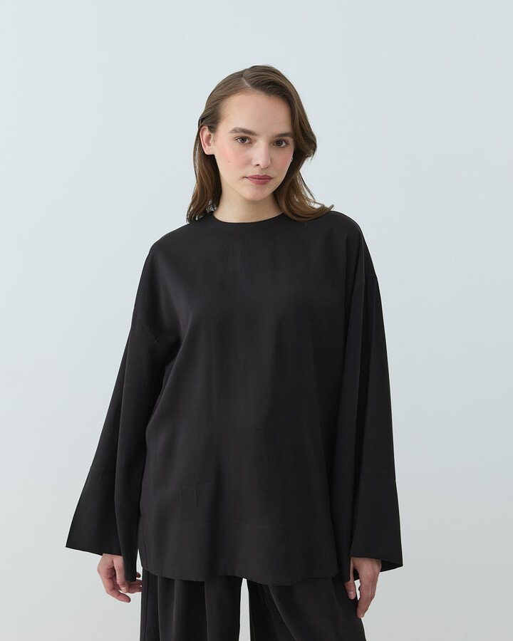 Cupra Kimono Bluz Siyah