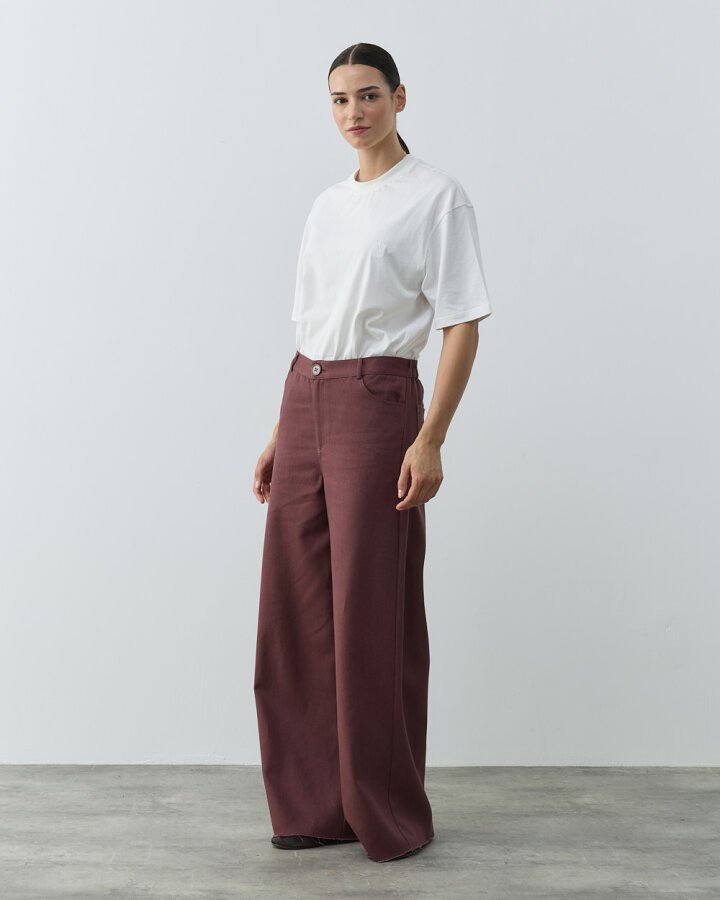 Denim Baggy Fit Pantolon Sumak - Aybikestil (1)