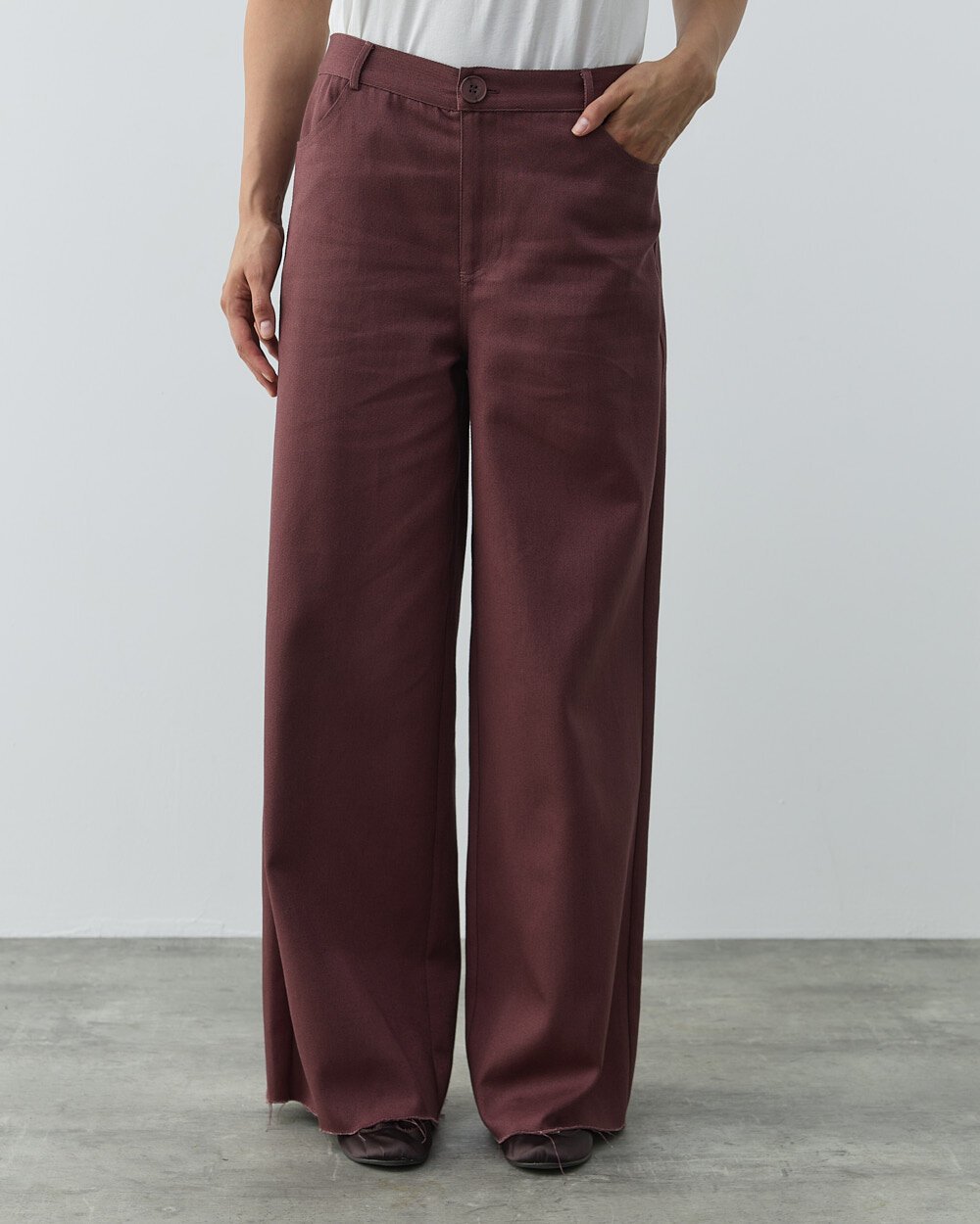 Denim Baggy Fit Pantolon Sumak - 