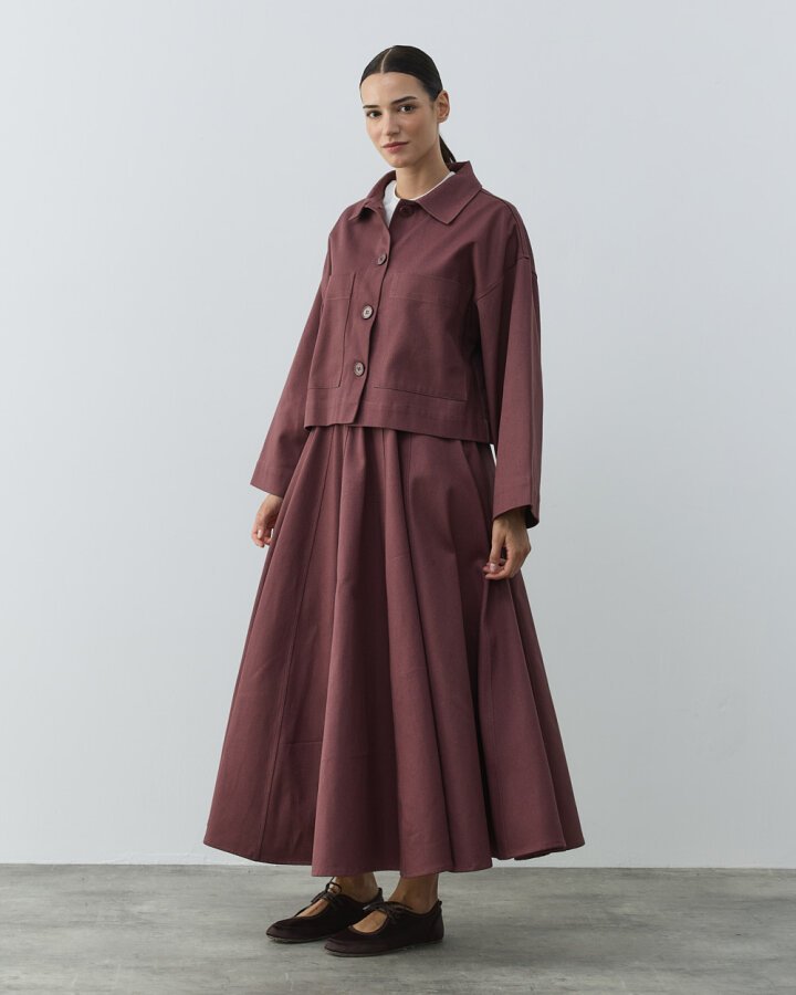 Denim Cepli Kısa Ceket Sumak - Aybikestil (1)