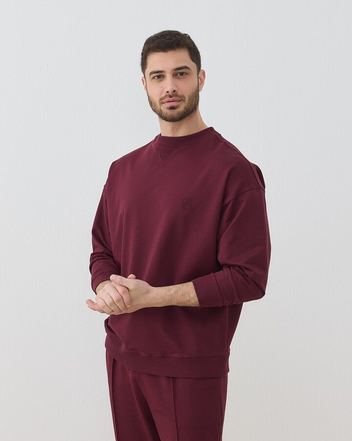 Erkek İki İplik Must Have Sweat Bordo