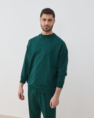 Erkek İki İplik Must Have Sweat Yeşil 