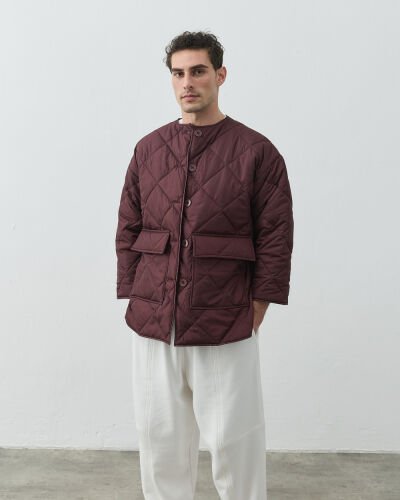 Erkek Kapitone Basic Cepli Mont Bordo 