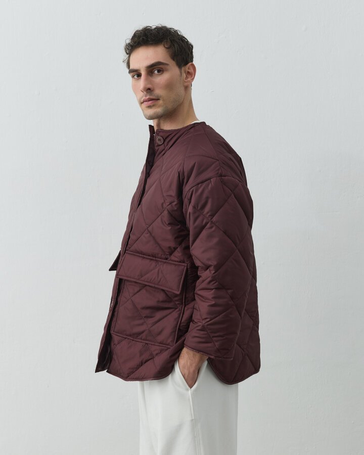 Erkek Kapitone Basic Cepli Mont Bordo - Aybikestil (1)