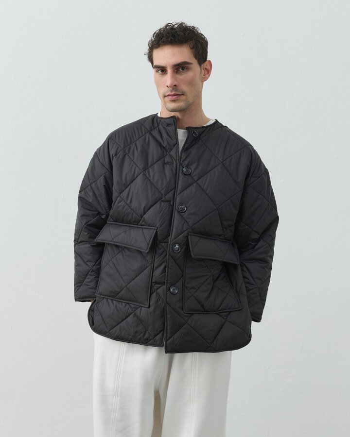 Erkek Kapitone Basic Cepli Mont Siyah - Aybikestil (1)