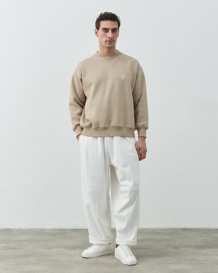 Erkek Şardonlu Üç İplik Must Have Sweat Taş - Aybikestil (1)