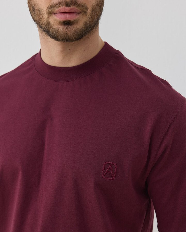Erkek Süprem Smart Tshirt Bordo