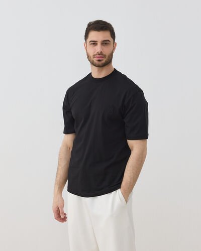 Erkek Süprem Smart Tshirt Siyah 