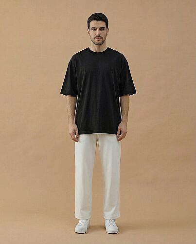 Erkek Süprem Smart Tshirt Siyah 