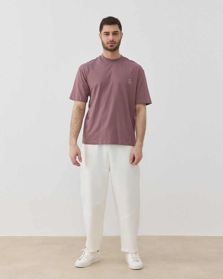 Erkek Süprem Smart Tshirt Tozlu Mürdüm