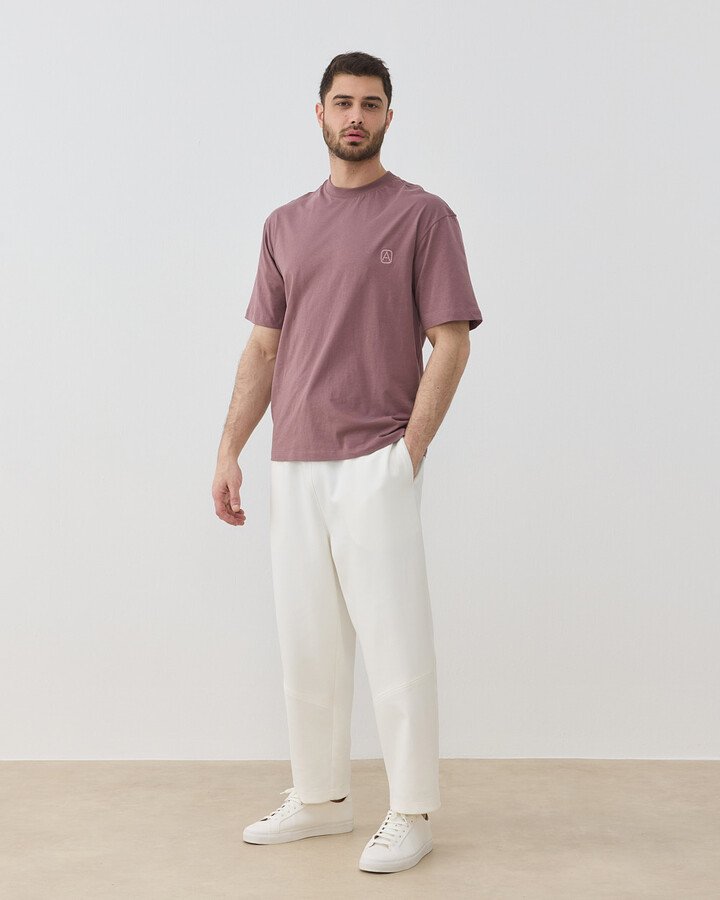 Erkek Süprem Smart Tshirt Tozlu Mürdüm