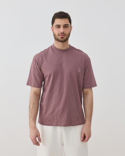 Erkek Süprem Smart Tshirt Tozlu Mürdüm 