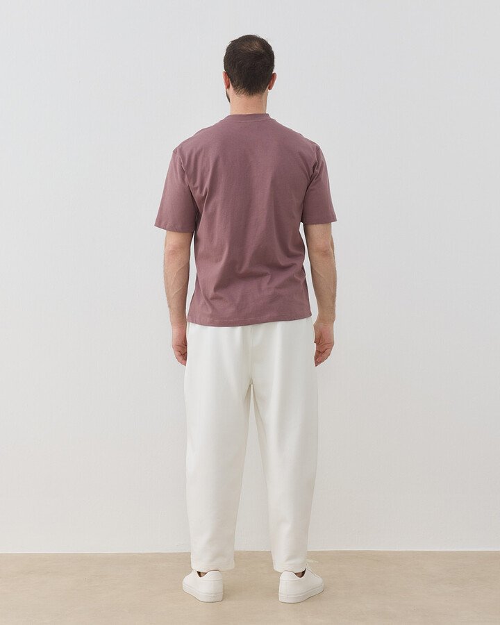 Erkek Süprem Smart Tshirt Tozlu Mürdüm