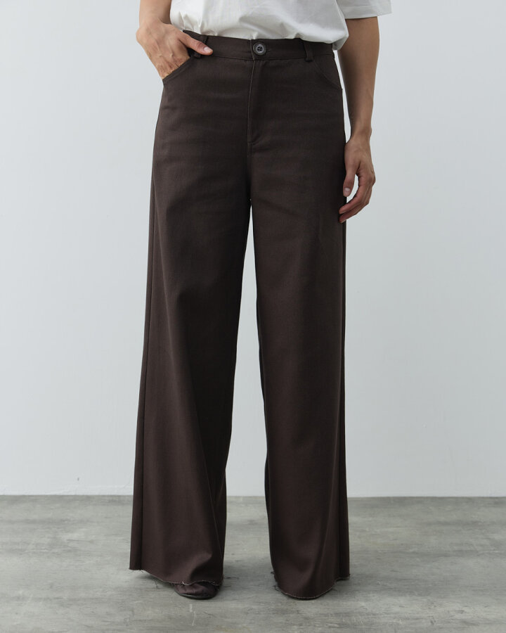 Fırsat Denim Baggy Fit Pantolon Kahve - Aybikestil (1)