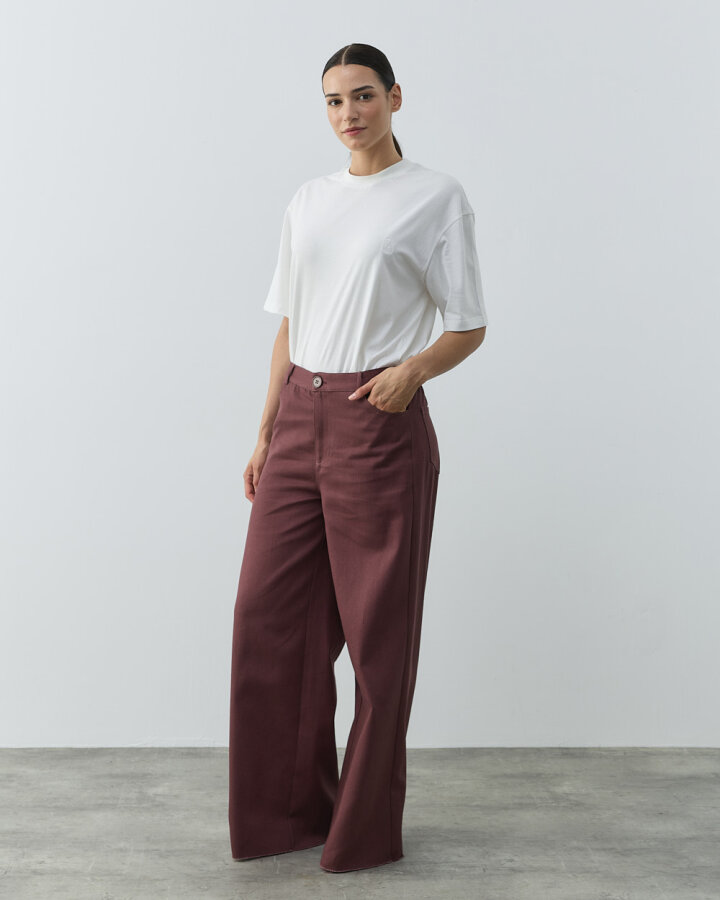 Fırsat Denim Baggy Fit Pantolon Sumak - Aybikestil (1)