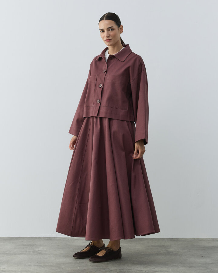 Fırsat Denim Cepli Kısa Ceket Sumak - Aybikestil (1)