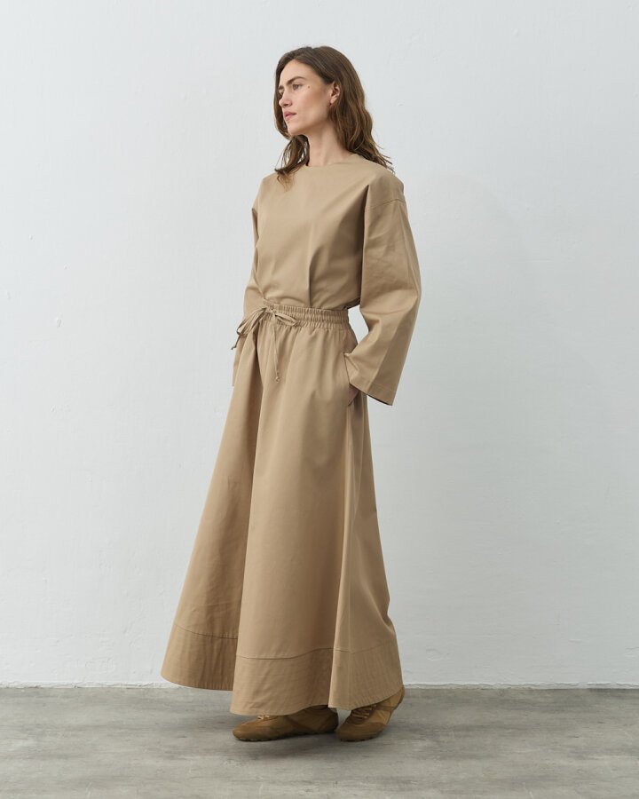 Gabardin Fırsat Etekli Takım Camel - Aybikestil (1)