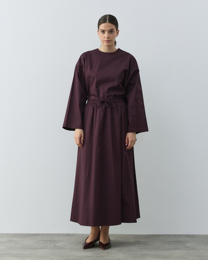 Gabardin Fırsat Etekli Takım Mürdüm - Aybikestil (1)