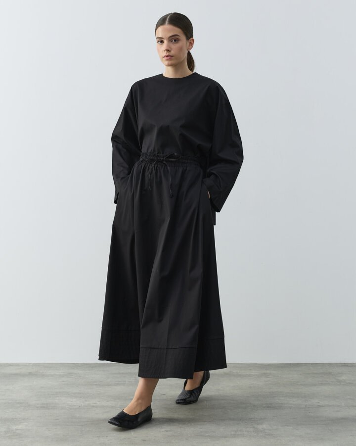 Gabardin Fırsat Etekli Takım Siyah - Aybikestil (1)