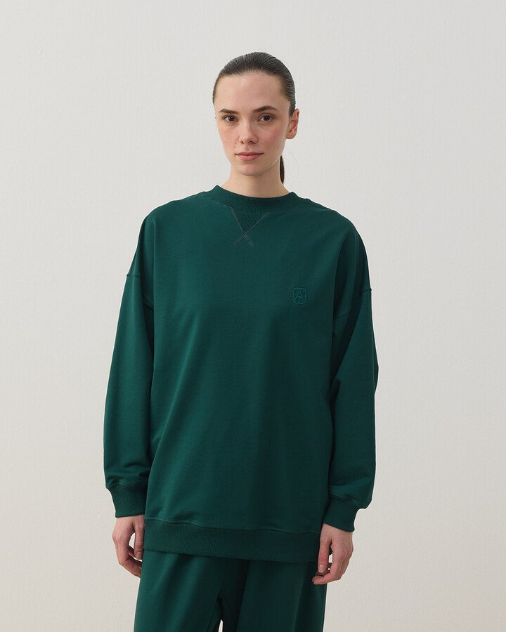 İki İplik Must Have Sweat Yeşil