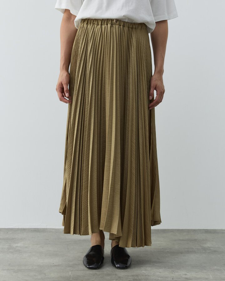 Krinkıl Çok Plisoley Etek Gold - Aybikestil (1)