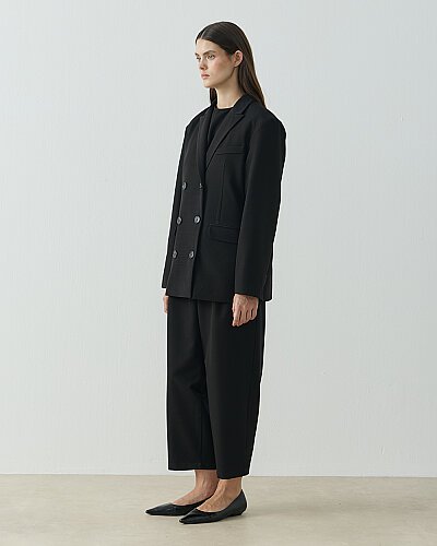 Poliviskon Kruvaze Elit Blazer Siyah - Aybikestil (1)