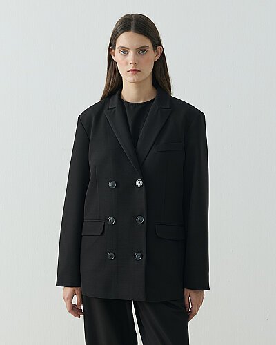 Kruvaze Elit Blazer Siyah 