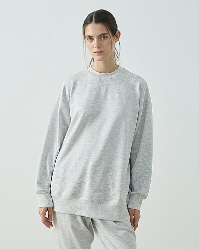 Modal Soft Jogger Takım Gri Melanj - Aybikestil (1)