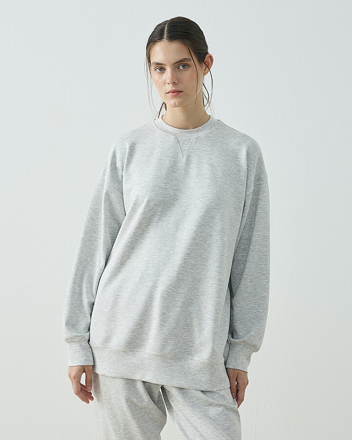 Modal Soft Jogger Takım Gri Melanj - (1)